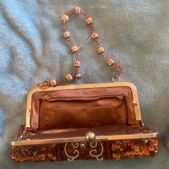 Clutch bag bohemian- snap close NWOT - Picture 4 of 4